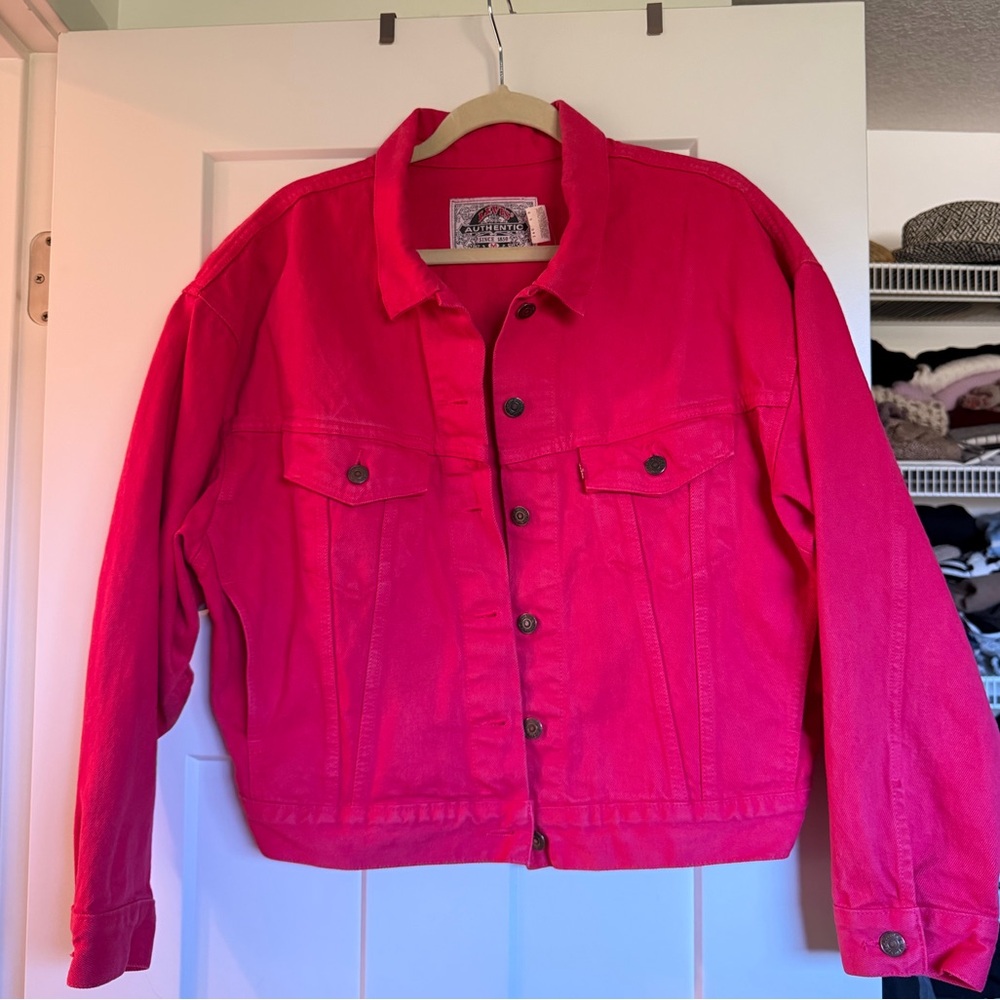 Vintage Levi's Fuchsia Authentic Denim Jacket